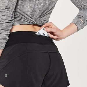 New lululemon speed shorts